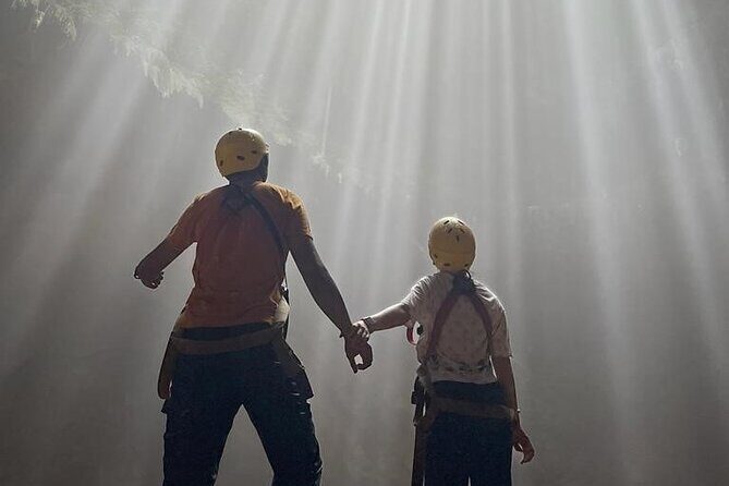 Jomblang Cave, Pindul Cave and Oyo River Tour - Jomblang Cave: rappelling 100 meters and chasing the heavenly light